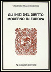 Gli inizi del Diritto moderno in Europa