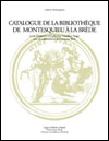 Catalogue de la bibliothque de Montesquieu  La Brde