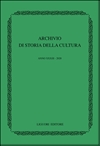 Archivio di storia della cultura