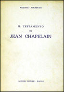 Il testamento di Jean Chapelain