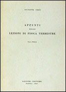 Appunti dalle lezioni di fisica terrestre