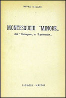 Montesquieu «minore» dai «Dialogues» a «Lysimaque»