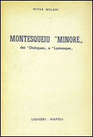 Montesquieu minore dai Dialogues a Lysimaque