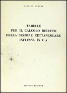 Tabelle per il calcolo diretto della sezione rettangolare inflessa in C.A.