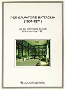 Per Salvatore Battaglia (1904-1971)