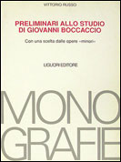 Preliminari allo studio di Giovanni Boccaccio