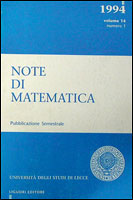 Note di Matematica