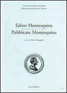 Editer Montesquieu/Pubblicare Montesquieu