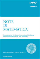 Note di Matematica