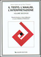 Il testo, l'analisi, l'interpretazione