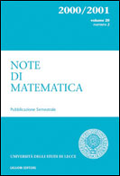 Note di Matematica