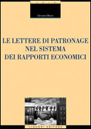 Le lettere di patronage nel sistema dei rapporti economici