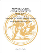Montesquieu, oeuvre ouverte? (1748-1755)