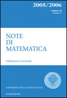 Note di Matematica